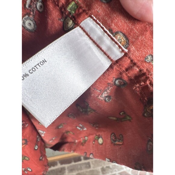 Duluth‎ Trading Untucked Relaxed Fit Farm Allover Tractors Men’s Sz 2XL Shirt - Picture 4 of 8